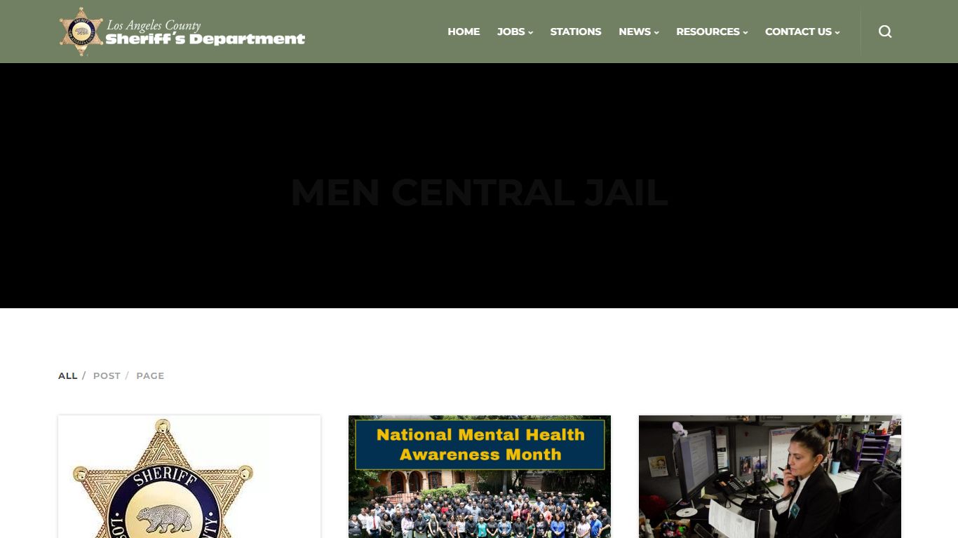 Men central jail - Los Angeles County Sheriff's Department